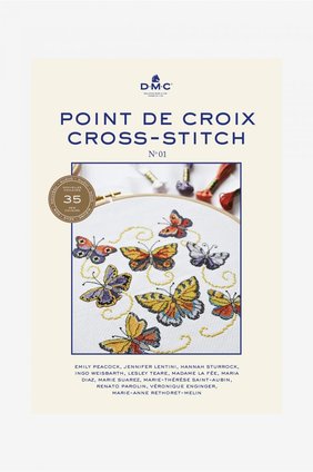 Borduurblad productfoto Boek DMC Point de Croix / Cross-Stitch No. 01