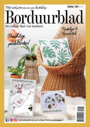 Borduurblad productfoto Borduurblad 101