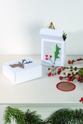 Borduurblad productfoto Patroon Cadeaudoosjes