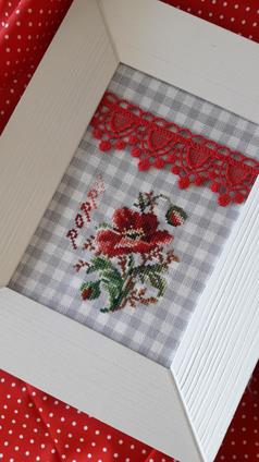 Borduurblad productfoto Patroon Klaproos
