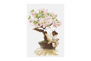 Borduurblad productfoto Borduurpakket Luca-S ‘The Sakura’