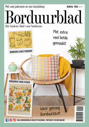 Borduurblad productfoto Borduurblad 102