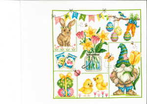 Borduurblad productfoto Patroon 'Spring Sampler'