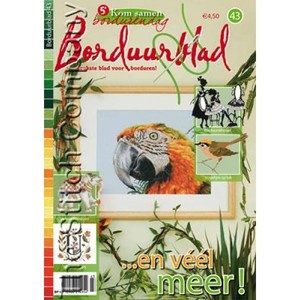 Borduurblad productfoto Borduurblad 43