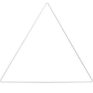 Borduurblad productfoto Rico Design Wandhanger triangel wit
