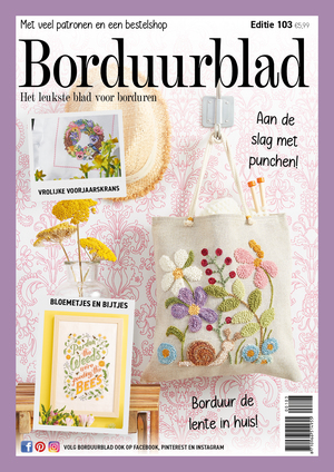 Borduurblad productfoto Borduurblad 103