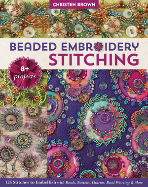 Borduurblad productfoto Boek Beaded Embroidery Stitching