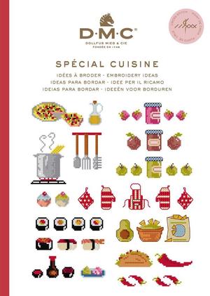 Borduurblad productfoto DMC miniboek Spécial Cuisine - Keuken 2