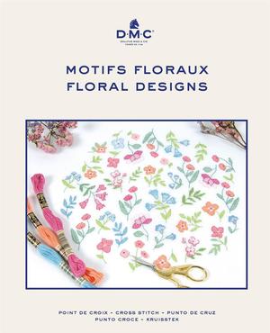 Borduurblad productfoto Boek DMC Motifs Floraux - Flora