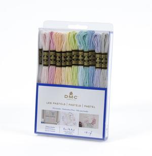 Borduurblad productfoto DMC Mouliné pack Pastels 2