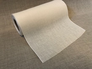 Borduurblad productfoto Linnenband 20 cm breed gebroken wit