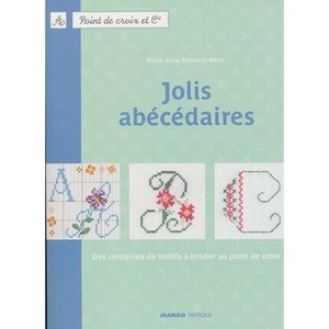 Borduurblad productfoto Borduurboek Jolis abecedaires (no.23) 2