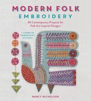 Borduurblad productfoto Boek 'Modern Folk Embroidery' - Nancy Nicholson 2