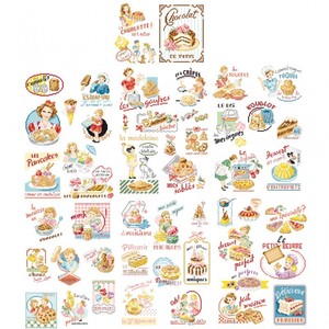 Borduurblad productfoto Patroon Les Brodeuses Parisiennes La grande histoire ' La gourmandise ' 2