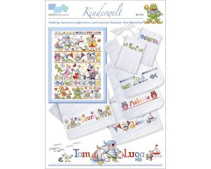 Borduurblad productfoto Lindner Kreuzstiche Leaflet 'Kinderwelt 029' 2