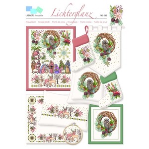 Borduurblad productfoto Lindner Kreuzstiche Leaflet 'Lichterglanz 093' 2