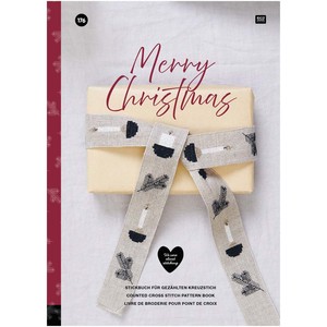 Borduurblad productfoto Boek Rico Design 'Merry Christmas 176'