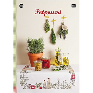 Borduurblad productfoto Boek Rico Design Potpourri 150