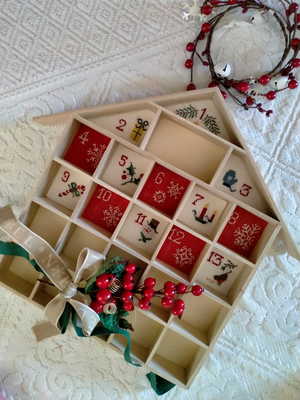 Borduurblad productfoto Patroon Loredana Briozzo Serie Adventskalender - deel 1 2