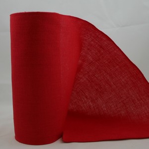 Borduurblad productfoto Vaupel & Heilenbeck Linnenband 20 cm breed rood
