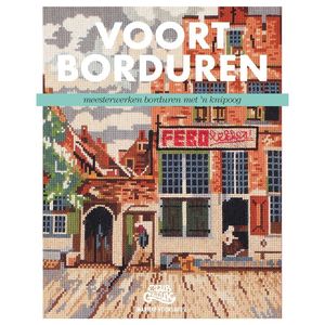Borduurblad productfoto Boek 'Voortborduren'