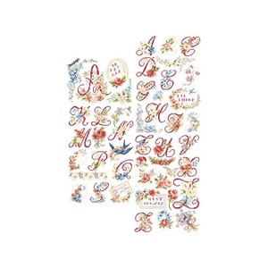 Borduurblad productfoto Patroon Les Brodeuses Parisiennes 'The Great ABC Chromo'