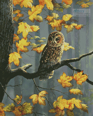Borduurblad productfoto Patroon Artecy 'Tawny Owl'