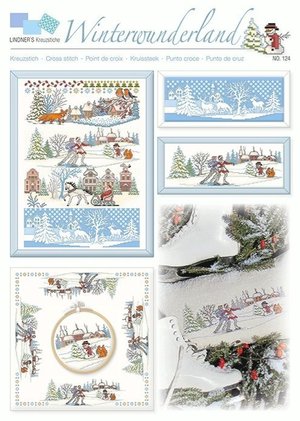 Borduurblad productfoto Patroon 'Winterwonderland' - Lindner 2