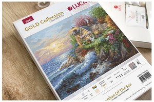 Borduurblad productfoto Borduurpakket Luca-S ‘Guardian Of The Sea’ 2