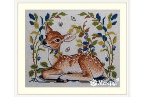 Borduurblad productfoto Borduurpakket Merejka ‘Little Fawn’