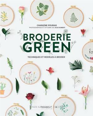 Borduurblad productfoto Boek Charlène Pourias 'Broderie Green'