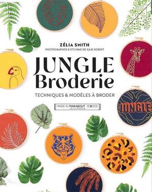 Borduurblad productfoto Boek Zélia Smith 'Jungle Broderie'