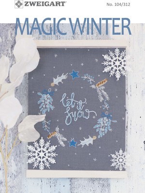 Borduurblad productfoto Boek Zweigart 'Magic Winter'