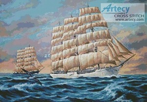 Borduurblad productfoto Patroon Artecy ‘On The Australian Run’