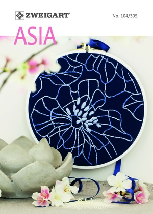 Borduurblad productfoto Boek Zweigart 'Asia'