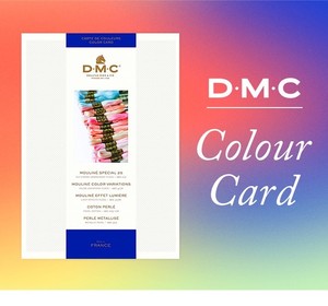 Borduurblad productfoto DMC kleurenkaart