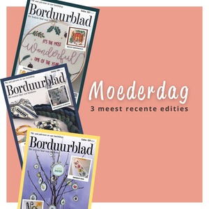 Borduurblad productfoto BB Moederdag: 3 edities 2