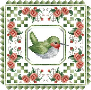 Borduurblad productfoto Patroon Kitty & Me Designs 'Little Bird Quilts Summer'