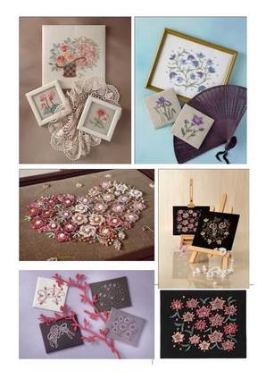 Borduurblad productfoto Boek Yukiko Ogura 'La Broderie De Perles' 2