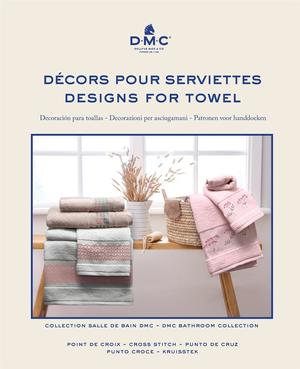 Borduurblad productfoto Boek DMC 'Designs For Towel'