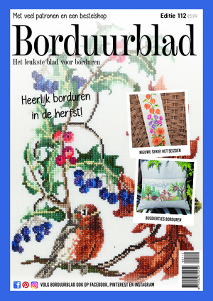 Borduurblad productfoto Borduurblad 112