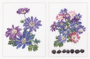 Borduurblad productfoto Borduurpakket Thea Gouverneur ‘Anemone Panel'