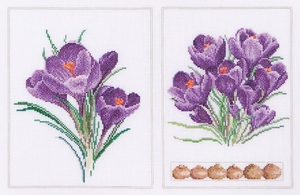 Borduurblad productfoto Borduurpakket Thea Gouverneur ‘Crocus Panel’