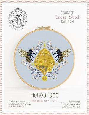 Borduurblad productfoto Patroon Dear Sukie 'Honey Bee' 2