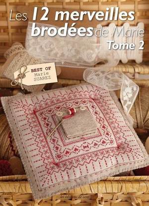 Borduurblad productfoto Boek Marie Suarez 'Les 12 Merveilles Brodées'