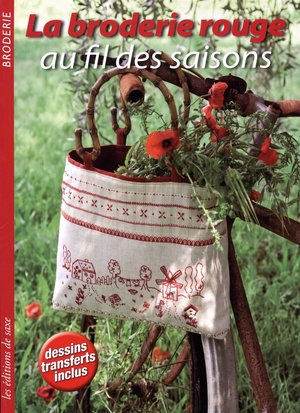 Borduurblad productfoto Boek Les Editions De Saxe 'La Broderie Rouge'