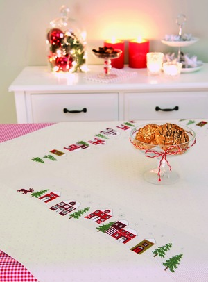 Borduurblad productfoto Patroon Kerstmis - Rico Design