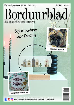 Borduurblad productfoto Borduurblad 113