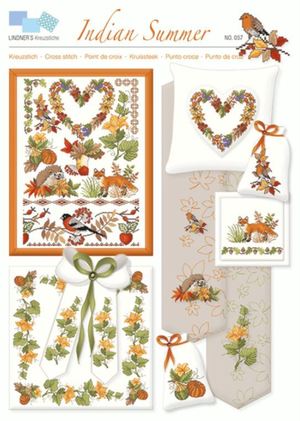 Borduurblad productfoto Combi: Dekservet Beige 90 x 90 cm & Leaflet 2