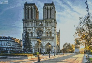 Borduurblad productfoto Patroon Artecy 'Notre Dame'